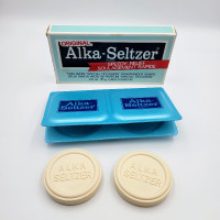 Vintage Avon Gentleman’s Blend Soaps Shaped As Two Alka-Seltzer