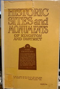 HISTORIC SITES AND MONUMENTS OF KINGSTON AND DISTRICT
