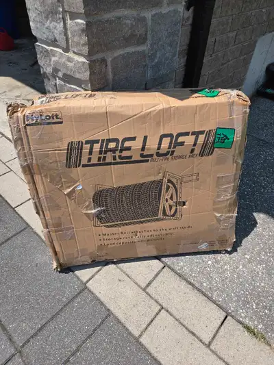I am selling a brand new HyLoft Tire Loft multi-tire storage rack, designed to keep your tires organ...
