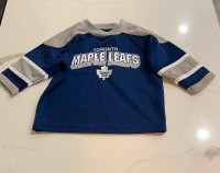 Toddler TORONTO MAPLE LEAFS Jersey. Embroidered Logo. Size 2T.