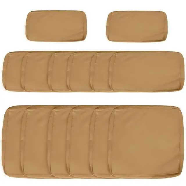 Outdoor 14pc Cushion  Cover Replacement Set - No Cushion In62863262741122124