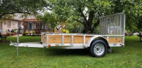 Deluxe enclosed Utility Trailer 