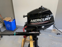 3.5 HP 4 stroke Mercury outboard motor