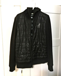 Men's Aeropostale Black Puffer Jacket - Large