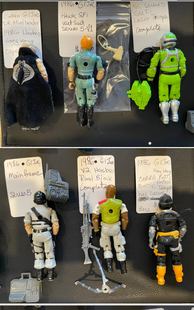 GI Joe action figures 1986 various prices  in Arts & Collectibles in North Bay - Image 4