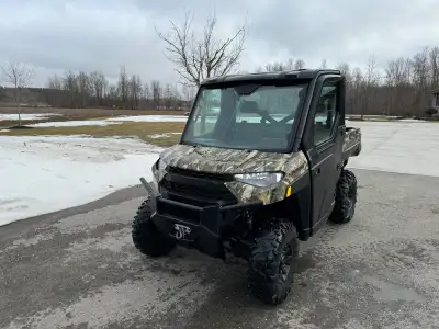 Ready for spring 2020 Polaris Ranger XP 1000 Browning edition Full cab with hard doors, manual windo...