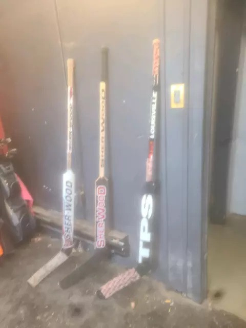 Left handed Goalie sticks in Hockey in Saint John