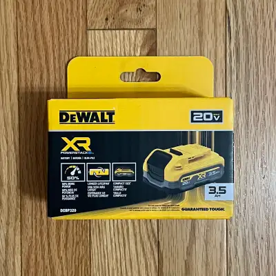 BRAND NEW - Dewalt 20v max 3.5ah XR powerstack battery, View more