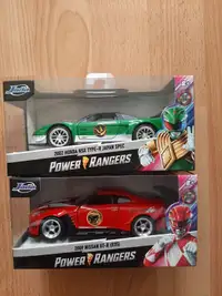 Jada Power Rangers Red and Green 1:32 Car