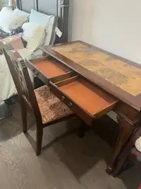 Old World Antique Desk and Chair