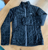 Women's North Face Puffy Jacket - size small, black