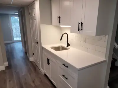 Newly renovated bachelor walk out basement apartment - NE Oshawa