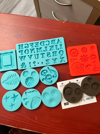 Clay molds for crafts 