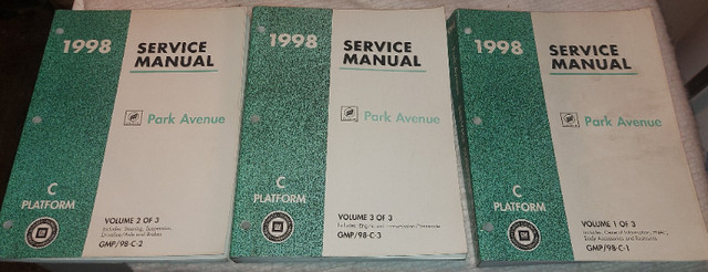 1998 First Edition Buick Park Avenue Manual Set in Other in Kingston
