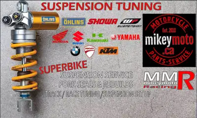 Mikeymoto Suspension Services – fork seals, rebuilds for Track & Street Get your bike handling like...
