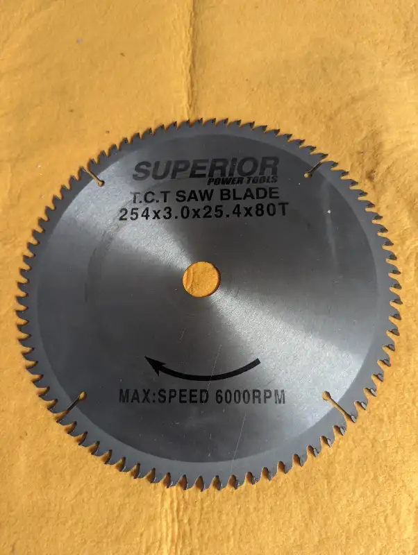 NEW 10 in. 12 in. Long Life Carbide Teeth Saw Blades. in Power Tools in London - Image 9
