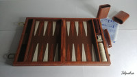 Mallette de Backgammon Brun Marbré