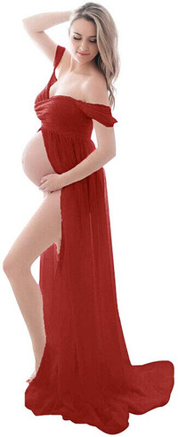 XL Red Maternity Dress