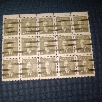 Vintage Canadian Postage Stamps, View more