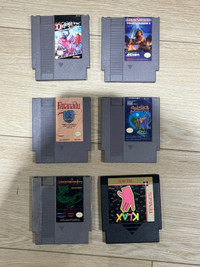 Various Nintendo NES games 