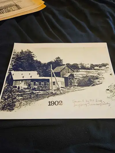 I have an unframed picture of the old SAWMILL in Dayspring by mill brook.I got it from a post card a...