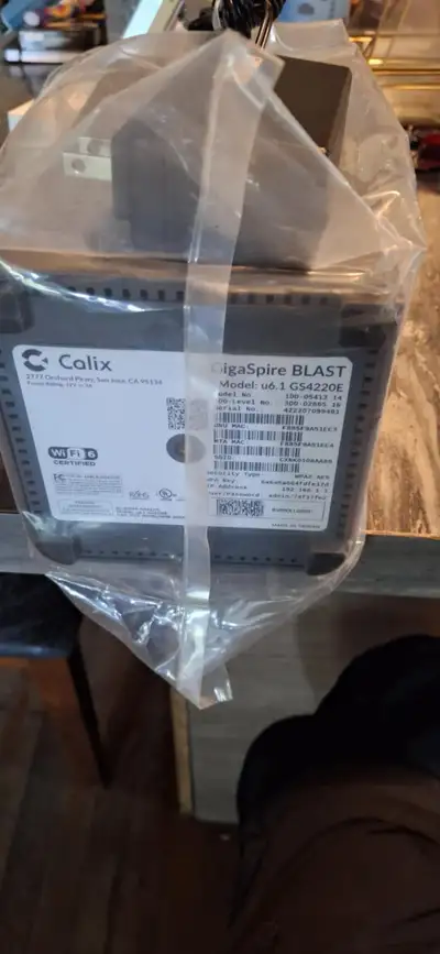 &nbsp;un routeur Calix Giga, View more