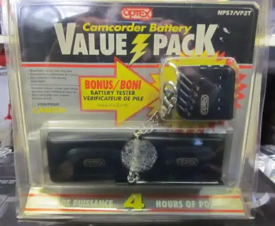 Vintage Camcorder Battery for Canon in Original package, View more