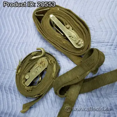 Lot of 2 - Heavy Duty Ratchet Tie Down Straps, View more