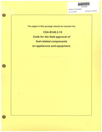 2017 Ontario B149-15 Code Amendments CSA Group 2021806