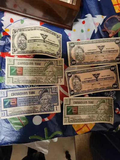 CANADIAN TIRE MONEY. ANNIVERSARY BILLS. CANADIAN TIRE BILLS, View more