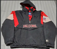 Vintage Atlanta Falcons starter pullover jacket mens XL