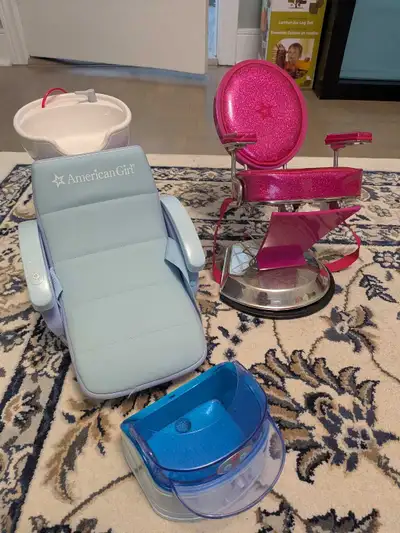 American girl dolls salon chairs , View more