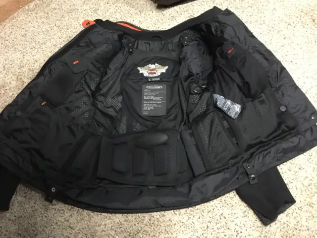 Women’s Harley Davidson Lined FXRG Riding Jacket (Large)63871131574273122
