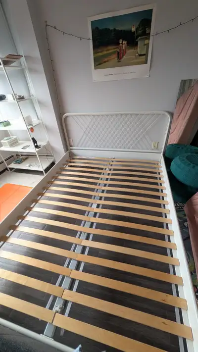 Ikea NESTTUN bed frame queen size, View more