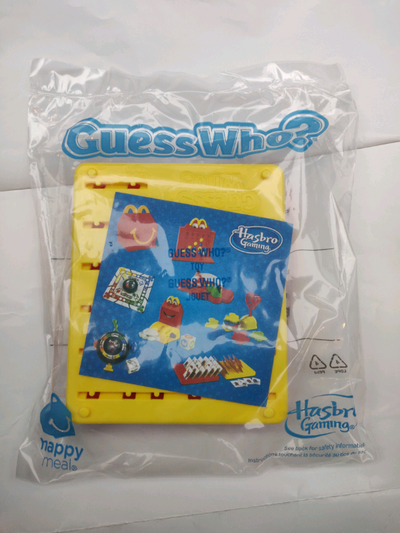 Hasbro Gaming GUESS WHO? New McDonalds Happy Meal Kids Toy, View more