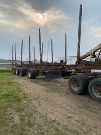 Hay Rack and Pole Trailer