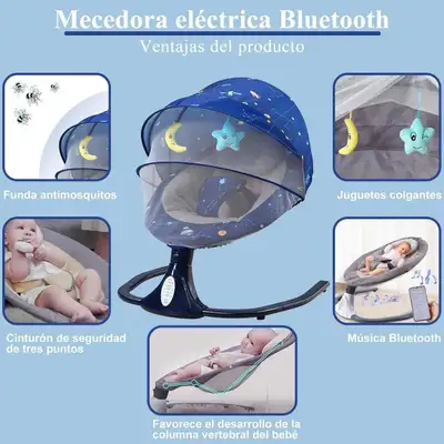 Bluetooth Baby Swing, View more