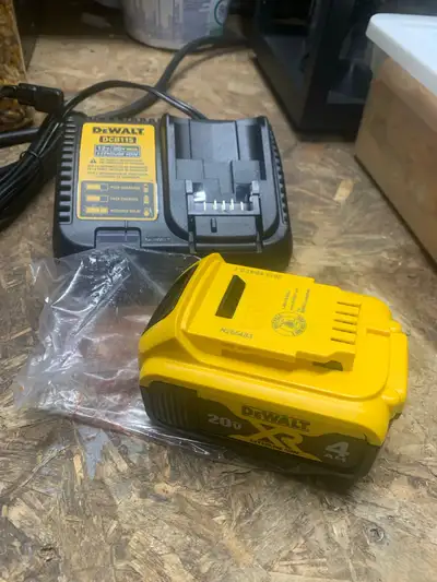 Dewalt 4amp battery & charger- brand new , View more