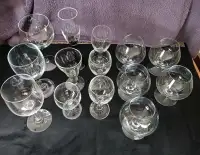Asst Wine glasses Lot