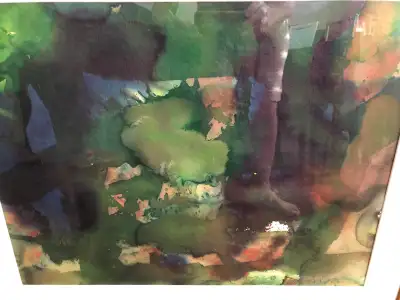 Original watercolour painting by William Ronald, (1926-1998) an important Canadian artist and founde...