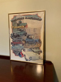 Framed Studebaker Poster