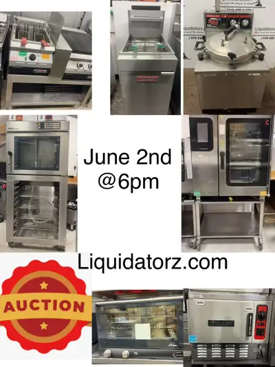 ‼️‼️Summer sale‼️‼️ Online auction start @ 6pm on June 2nd ; Don’t miss out Huge Selection of Restau...