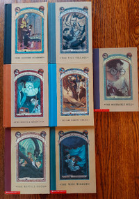 A SERIES OF UNFORTUNATE EVENTS NOVELS- 7 in total  by L. Snicket