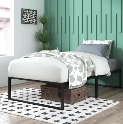 Twin metal bed frame, View more