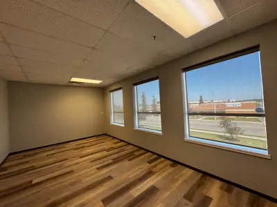 1600 sq ft of recently renovated office space available. 7 offices, a boardroom, kitchen and washroo...