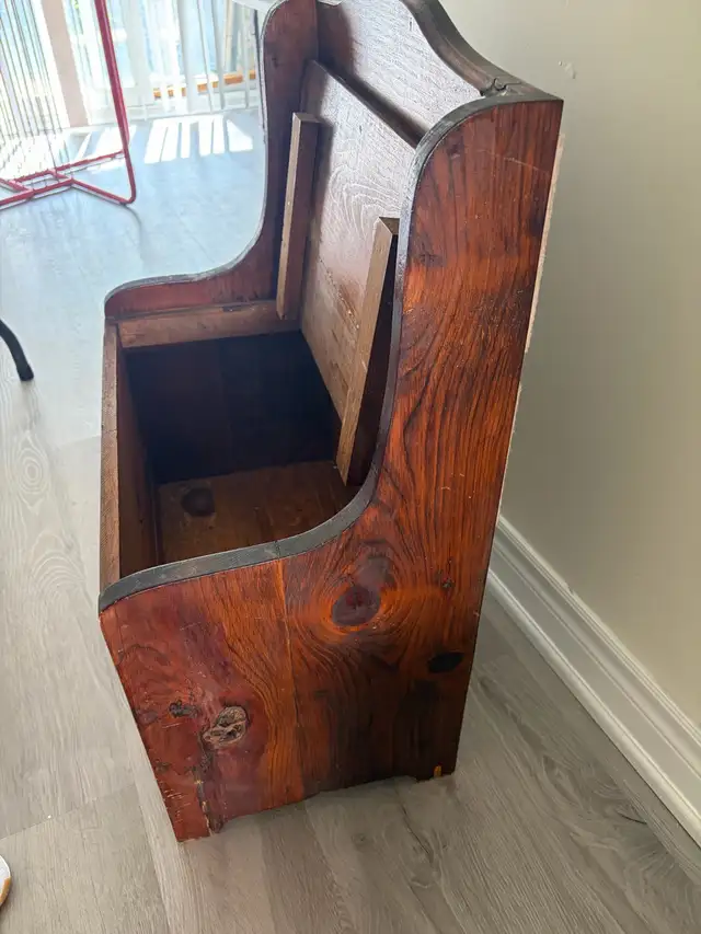 Rustic Solid Wood Storage Bench571057979188858882