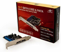 Vantec 4+1 Sata II 300 & Pata PCI-E Combo Host Card w/ Raid