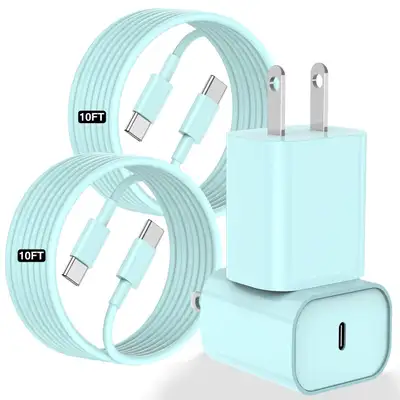 (New)USB C Charger for iPhone 17 16 15,10FT USB C Cable and USB, View more