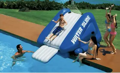 Outdoor pool waterslide. Brand new. Pick up only