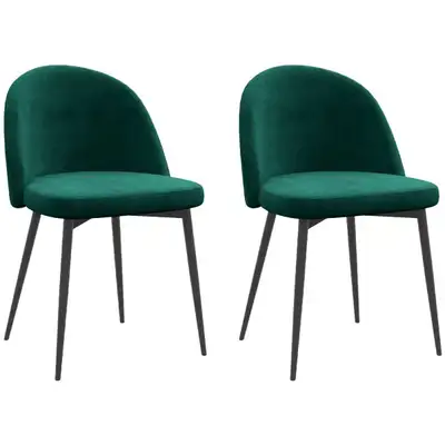 Emerald Green Velvet Dining Chairs , View more